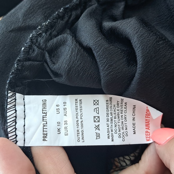 🌸 6 NWT Floral & Leopard Chiffon Long Sleeve Ruched Skirt Bodycon Dress CS - Picture 5 of 5